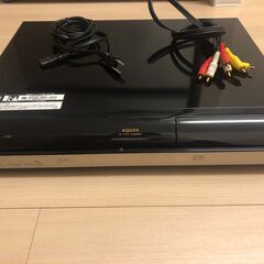 【受け渡し者決定】AQUOS DVDプレイヤー 2007年制