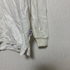 FILA バックロゴT 長袖 Sサイズ フィラ カットソー ホワイト Tシャツの画像