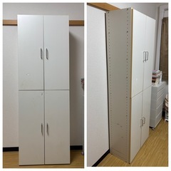 【募集停止】本棚　ニトリ　白　収納棚