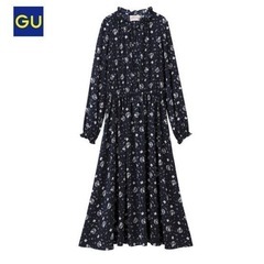 GU セーラームーン プリントワンピース ネイビー Sサイズ