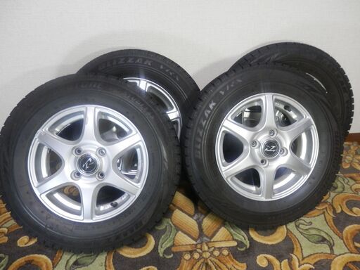 軽自動車用　アルミ付スタッドレス 　タイヤセット