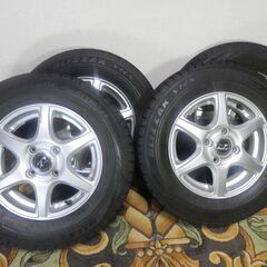 軽自動車用　アルミ付スタッドレス 　タイヤセット