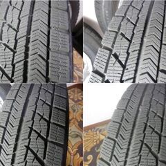 軽自動車用　アルミ付スタッドレス 　タイヤセットの画像