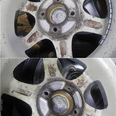 軽自動車用　アルミ付スタッドレス 　タイヤセットの画像