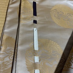 狩衣　交織　ひねり仕立　薄茶色　平露紐　新品の画像