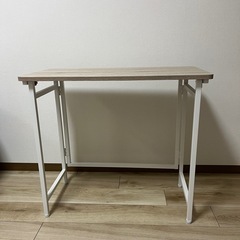 折りたたみテーブル YAMAZEN (PCデスク/リモートワーク)の画像