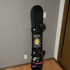 スノーボード、ビンディングセット
