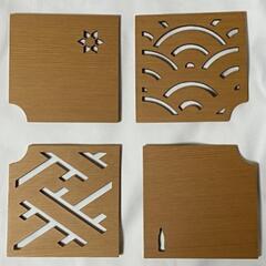 【貴重】コカ・コーラ社オリジナル　
和柄トレー＆コースターセットの画像