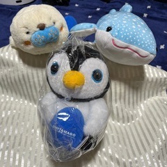 ぬいぐるみ3 点セット　ペンギンは新品です　バラ売り可能です。