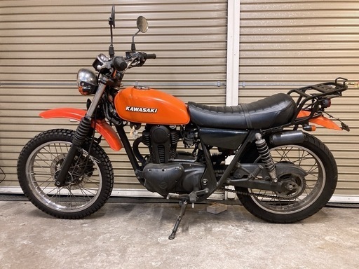 カワサキ 250TR 配送可能 支払いは現金or振り込みも可能 オレンジ
