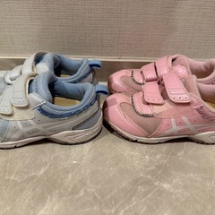 アシックス　子供靴　17.5cm 2足の画像