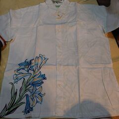 かりゆしウェア　緑&白