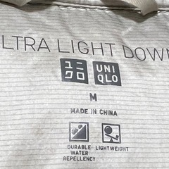 値段交渉可　ユニクロ UNIQLO  ウルトラライトダウン ULTRA LIGHT DOWN サイズMの画像
