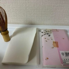 茶せん&懐紙　の画像