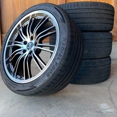 中古ノーマルタイヤホイール付245/40R19アルファード、ヴェルファイア,フーガ,スカイライン,など用