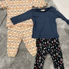 3点セット　80　パジャマ　長袖Tシャツ　長ズボン