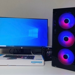 モニターフルセット新品ケース動画編集やゲーミングPC i7の画像