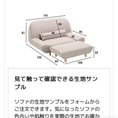 カウチソファ 二人掛けの画像
