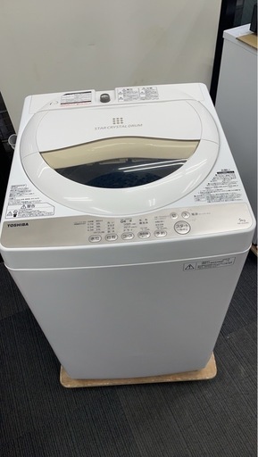 ★中古格安！TOSHIBA 全自動洗濯機 5.0㎏AW-5G3　