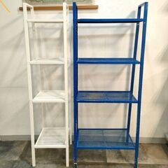 IKEA スチールラック 青
