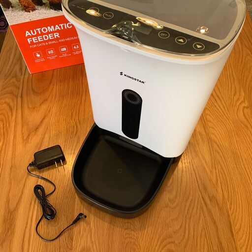 未使用　KINGSTAR AUTOMATIC PET FEEDER PF-102 猫犬用 自動給餌器 カリカリマシーン オートフィーダ