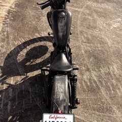 決まりました。SR400 ボバーカスタム　ラット塗装　車検ありの画像