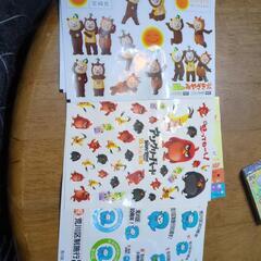 たくさんのシールの画像