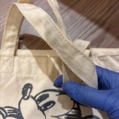 （受付終了
）ミッキー　スヌーピー　トートバッグ　キャンバスバッグの画像
