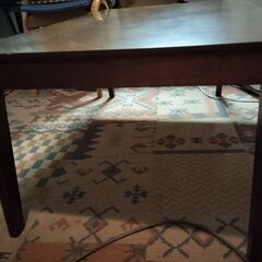 こたつ　長方形90幅90×60cm  ヘリンボーン柄テーブルの画像