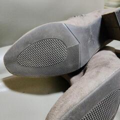 美品 モカブラウン スエード調ブーツの画像