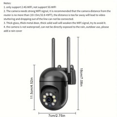 ㉚ 2台【新品】WJG 1080P HD 屋内/屋外 Wi-Fi セキュリティカメラの画像