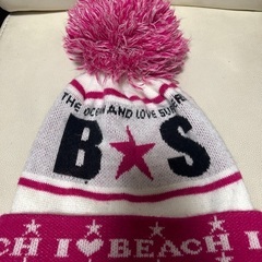 スキー　ニット帽子