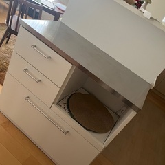 【一月まで】背面が化粧板のレンジ台