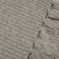 無印良品　ベージュマフラーの画像