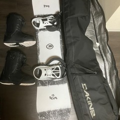 スノーボード板（RIDE）ビンディング（UNION）ブーツ（RIDE）　セット‼️の画像