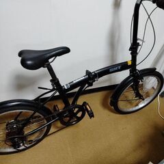 サイモト折りたたみ自転車21インチ6段ギア平成2年購入の画像