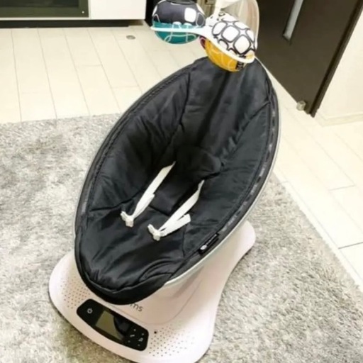 ママルー 電動バウンサー 4moms 4.0 シート2色付き
