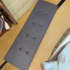フロアクッション 滑り止め付き 43x130cm ブラウンの画像