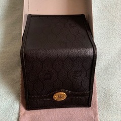 新品‼️ディオール黒二つ折り財布箱付きの画像