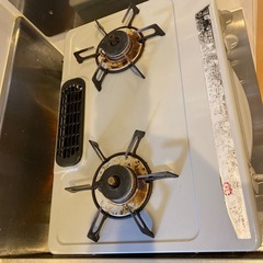リンナイ　プロパンガス　ガスコンロ　中古の画像