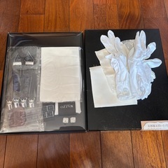 結婚式の新郎セット　カフス　サスペンダー等