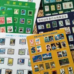 昔の切手下敷き９枚セットの画像