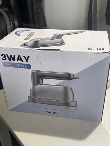 スチームアイロン　3way　コンパクト