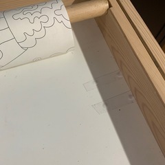 IKEA フリサット　高さ調整出来る  デスク　テーブル　用紙付きの画像