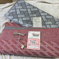 ナショナル　ホットカーペット本体＋カバー　2畳用　未使用の画像