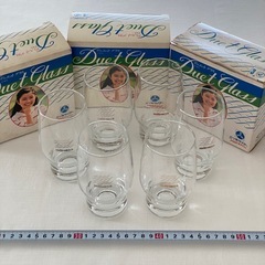 昭和レトロ★グラス6客★箱付き★三ツ矢サイダー★カフェグラス★ゴ...