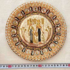 エジプト★飾り皿★ハンドメイド★ゴールド