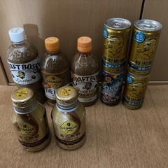 値下げ。☕️缶コーヒーなど9本
