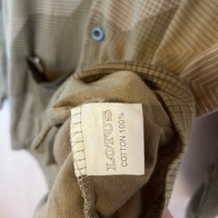 ヴィンテージ 古着 パジャマシャツ 開襟 長袖 vintageの画像
