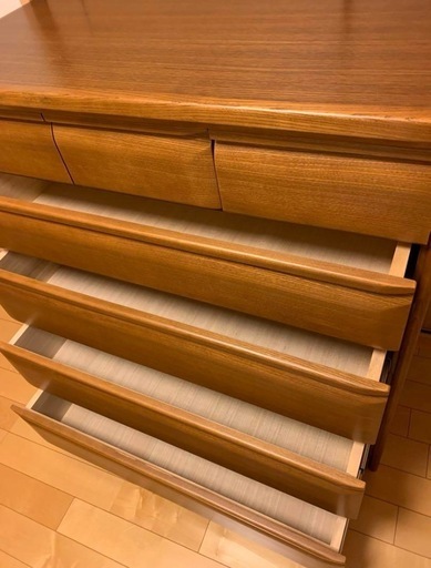 家具の村内の5段チェスト